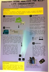 AUDITORY SCENE ANALYSIS FOR WILDLIFE CONSERVATORIES 