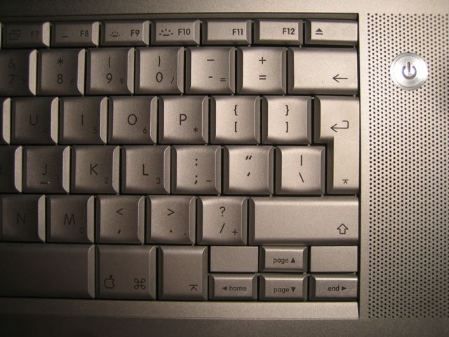 PowerBook keyboard